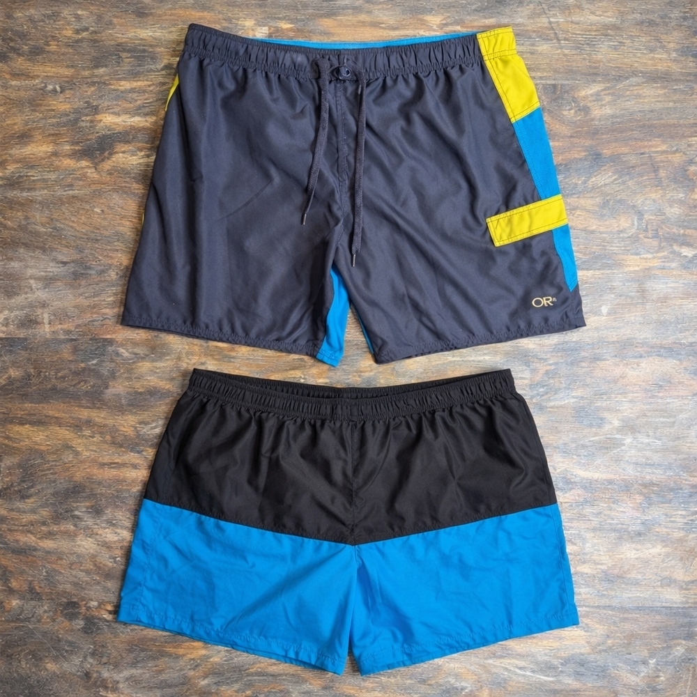 Ocean Pacific OP Board Swim Shorts Lot of 2 Size 3XL